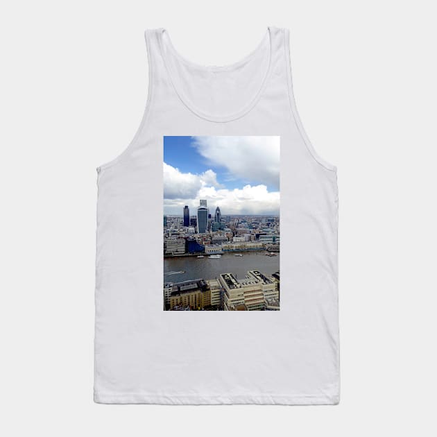 London City Skyline Cityscape England Tank Top by AndyEvansPhotos